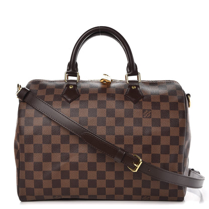 Louis Vuitton Damier Ebene Speedy Bandouliere 30 1 of 9