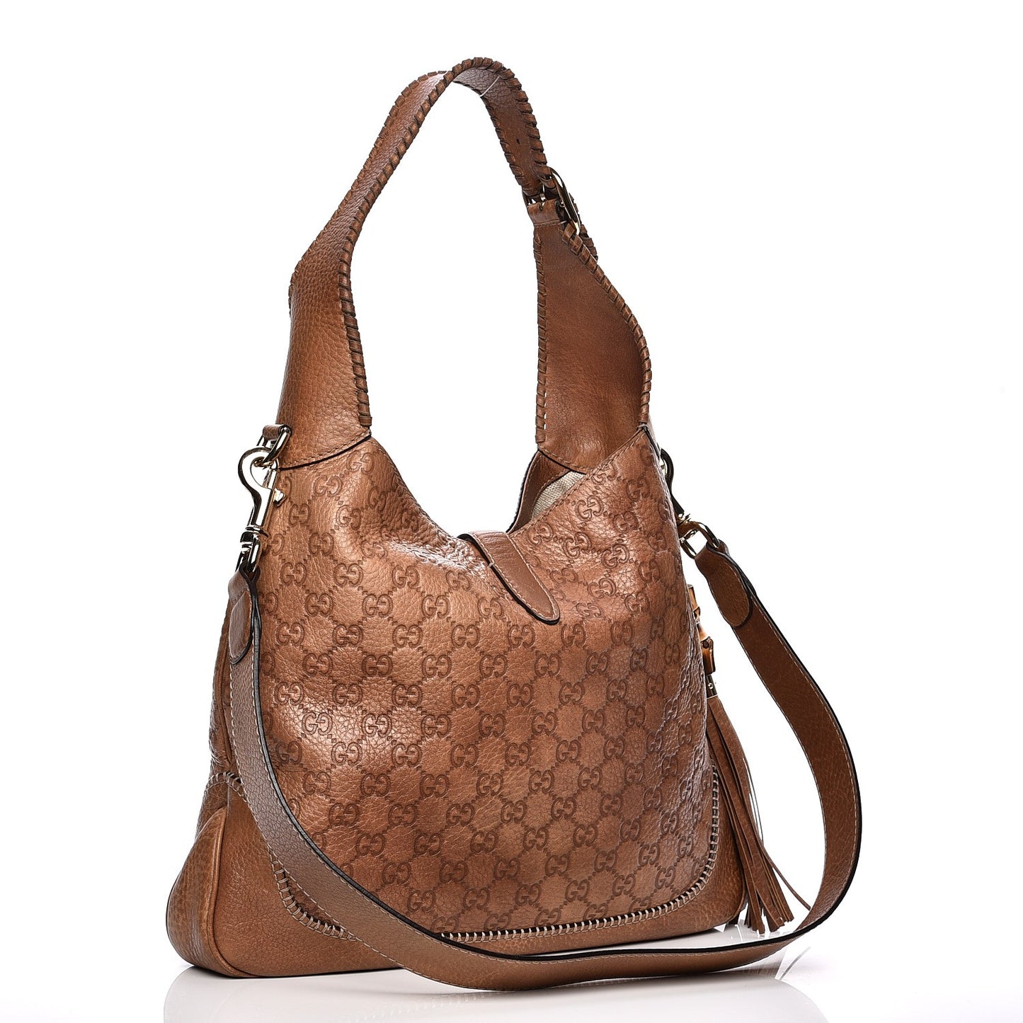 Guccissima Old Libeccio Medium New Jackie Hobo Old Naturale