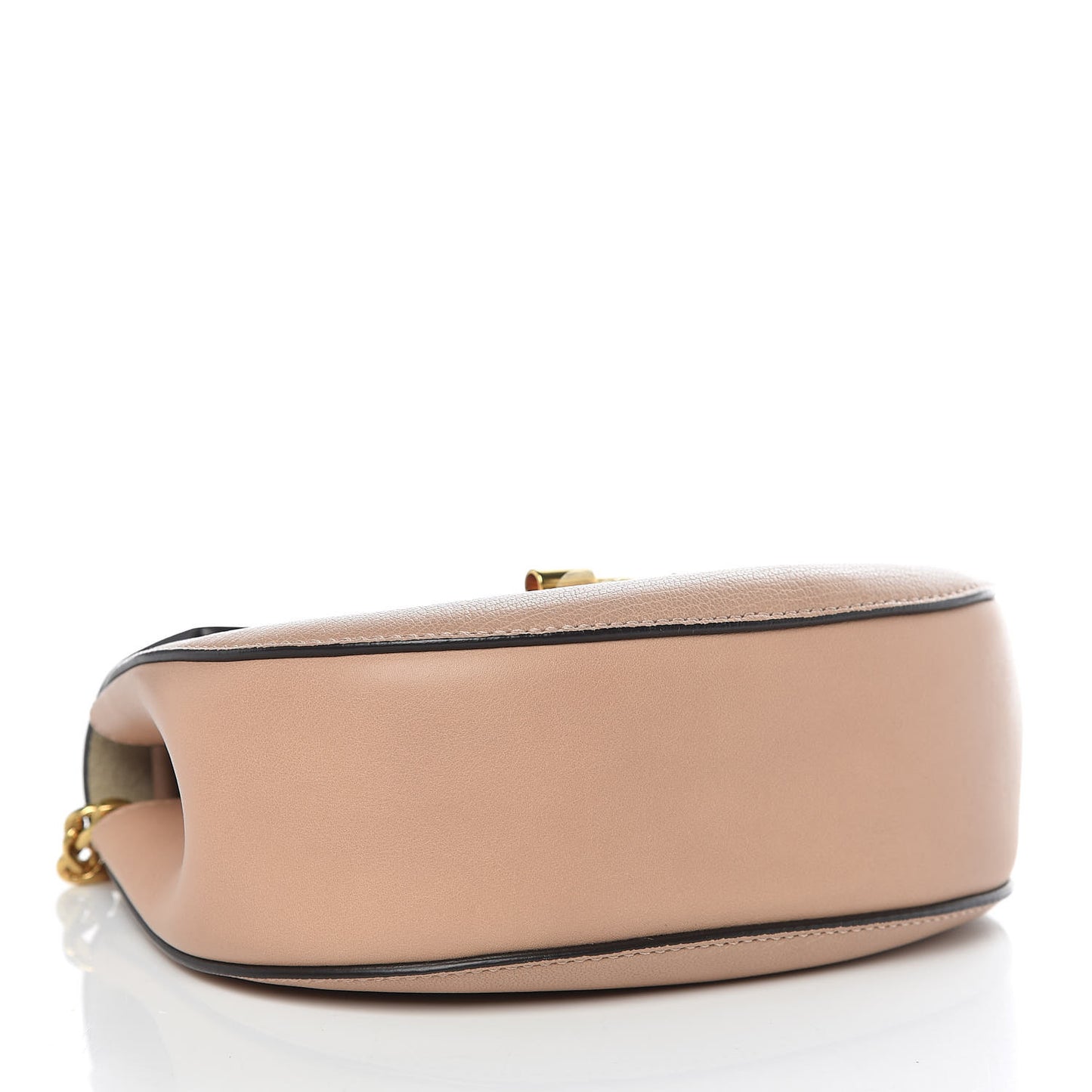 Goatskin Mini Drew Shoulder Bag Biscotti Beige