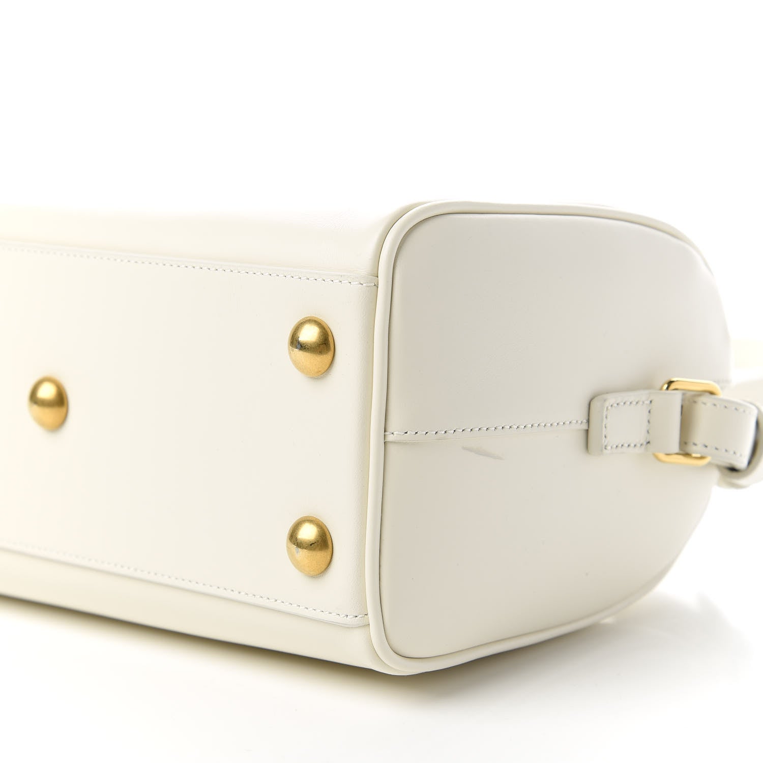 Saint Laurent Calfskin Classic Baby Duffle Dove White 7 of 11
