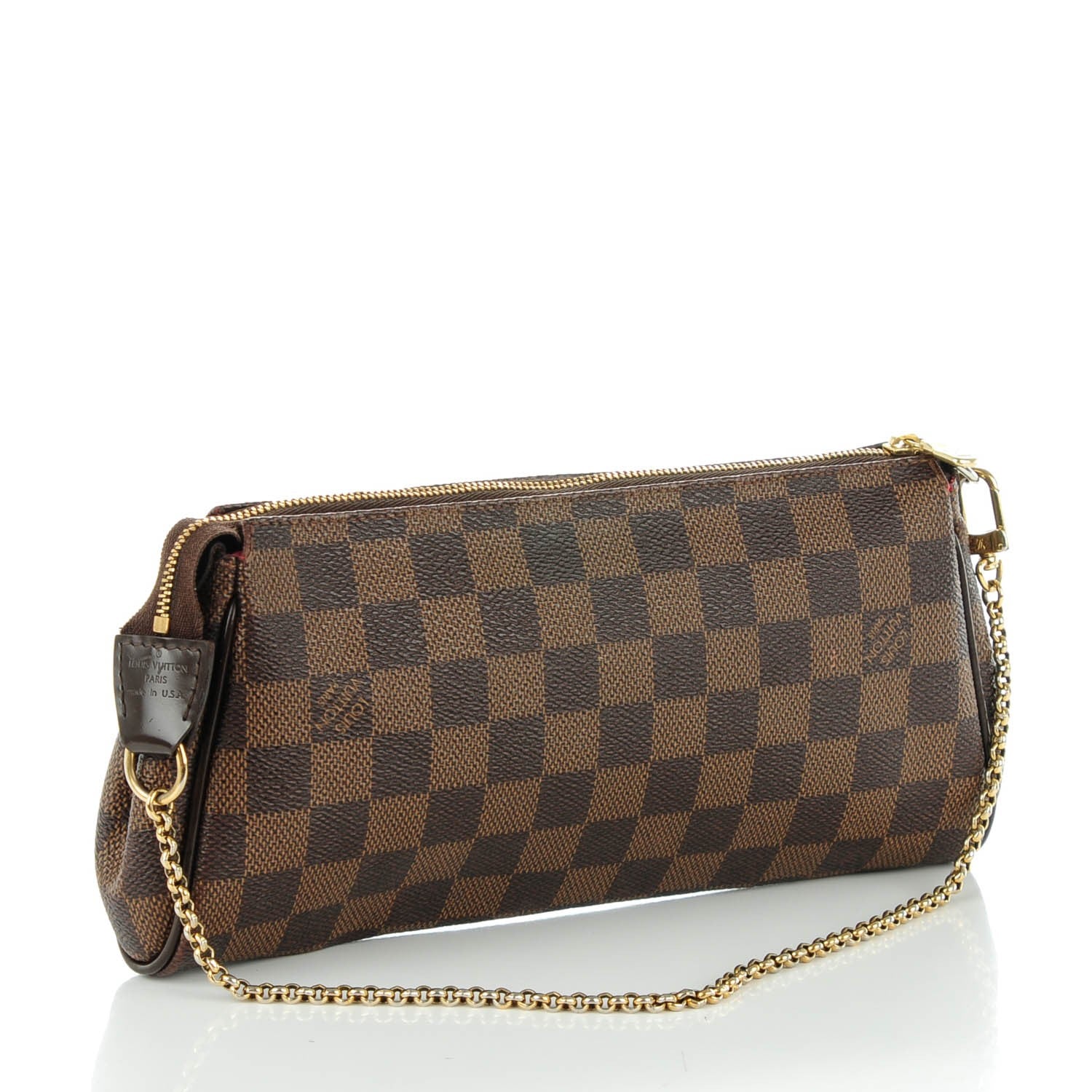 Louis Vuitton Damier Ebene Eva Clutch 3 of 7