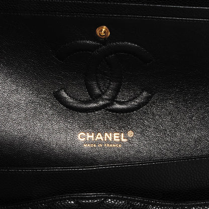 Chanel Caviar Quilted Medium Double Flap Black 6 of 9