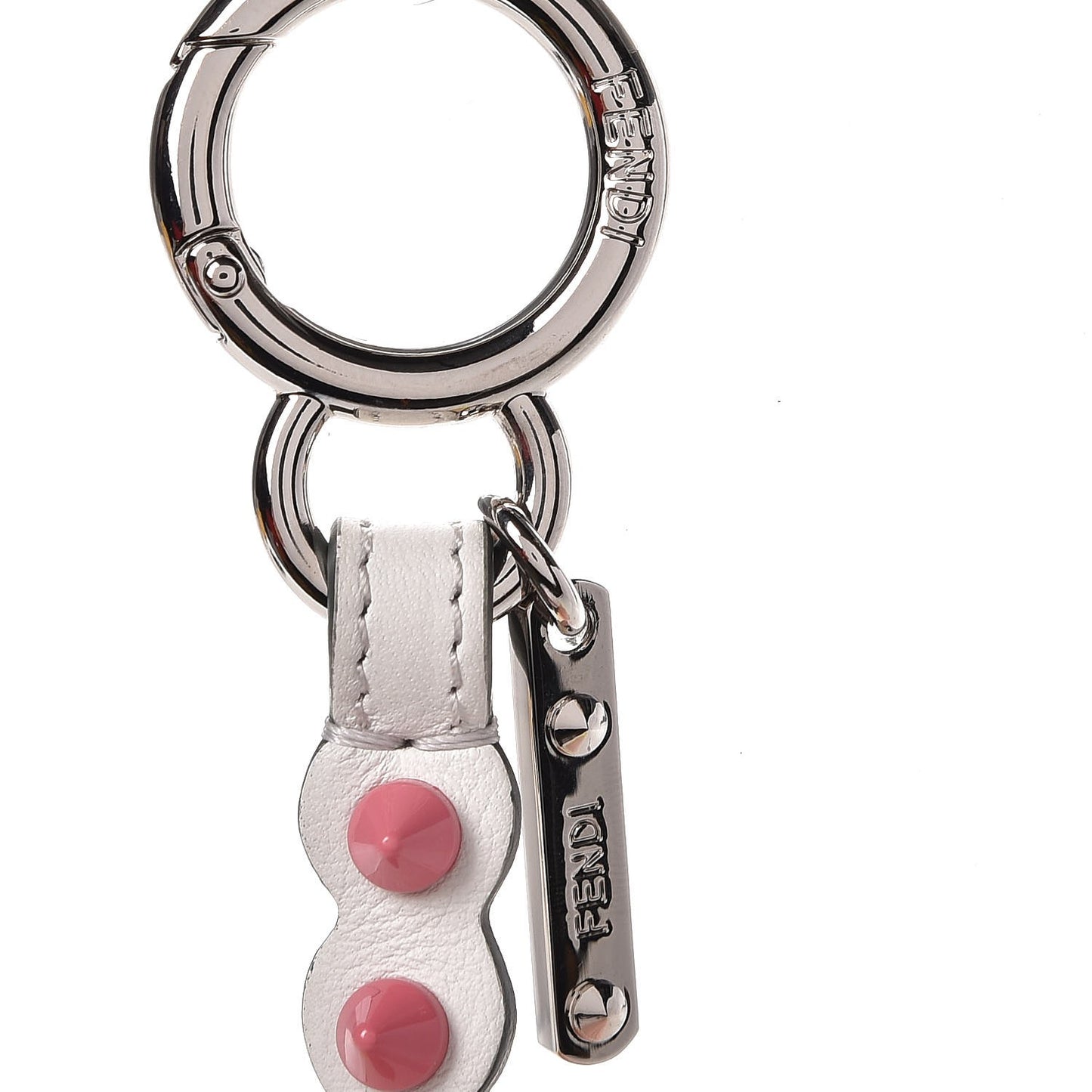 Mink Fur Calfskin Fun Fair Bag Charm Multicolor