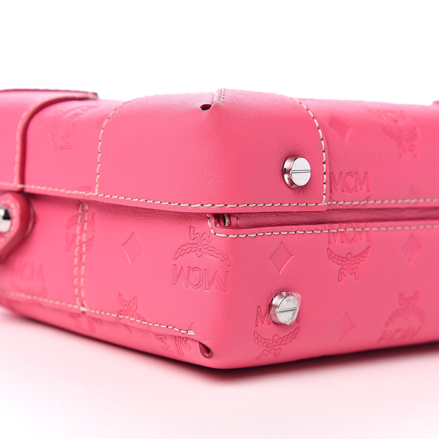 Calfskin Ottomar Monogram Small Berlin Crossbody Sugar Pink
