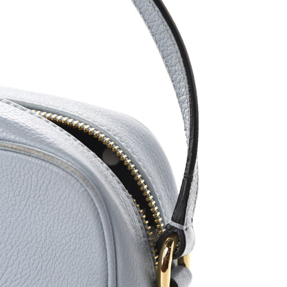 Dolce & Gabbana Calfskin Pom Pom Glam Crossbody Grey 10 of 13