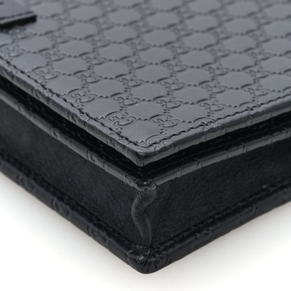 Gucci Microguccissima Crossbody Wallet Black 9 of 9