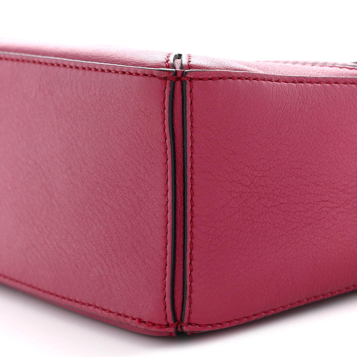 Loewe Calfskin Mini Puzzle Bag Raspberry 10 of 10