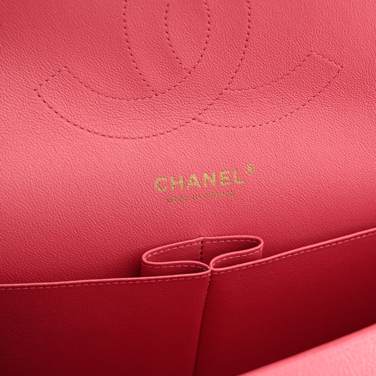 Chanel Lambskin Quilted Jumbo Double Flap Pink 6 of 11