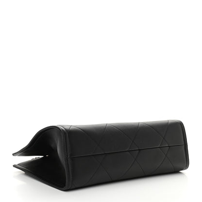Chanel Calfskin Stitched Small Shopping Bag Black 4 of 10