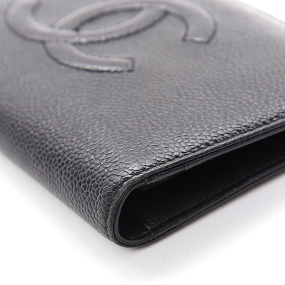 Chanel Caviar Timeless CC Yen Wallet Black 13 of 13