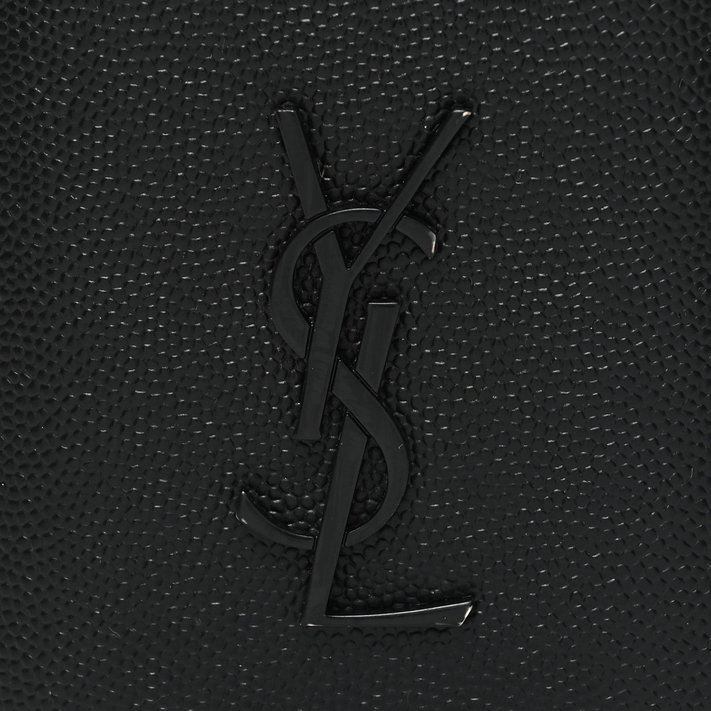 Grain De Poudre Monogram Bi-Fold Wallet Black