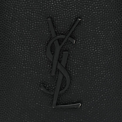 Saint Laurent Grain De Poudre Monogram Bi-Fold Wallet Black 8 of 8