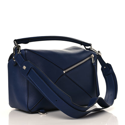 Loewe Calfskin Medium Puzzle Bag Marine 3 of 9