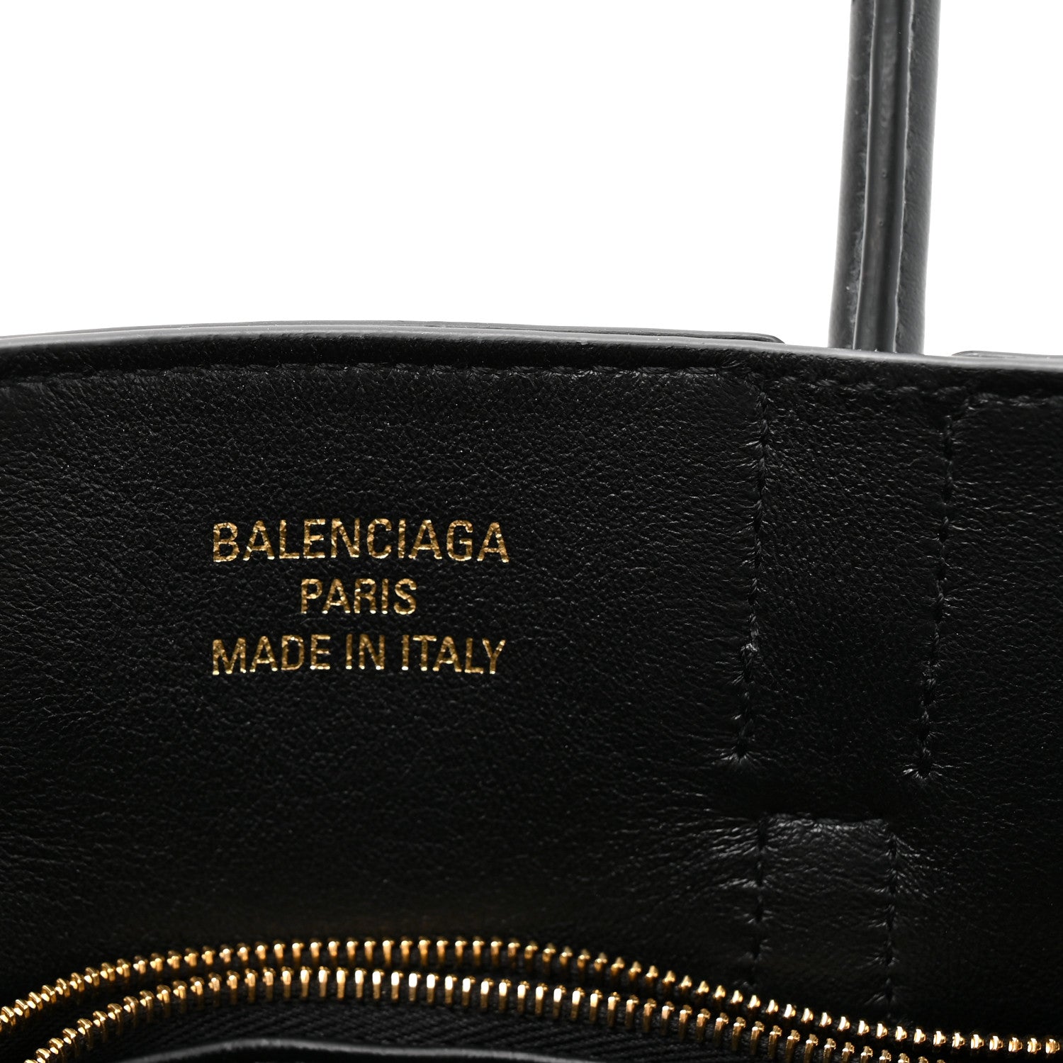 Balenciaga Smooth Calfskin Mini Bel Air Carry All Bag Black 6 of 9