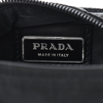 Prada Tessuto Nylon Saffiano Flat Messenger Bag Black 6 of 8