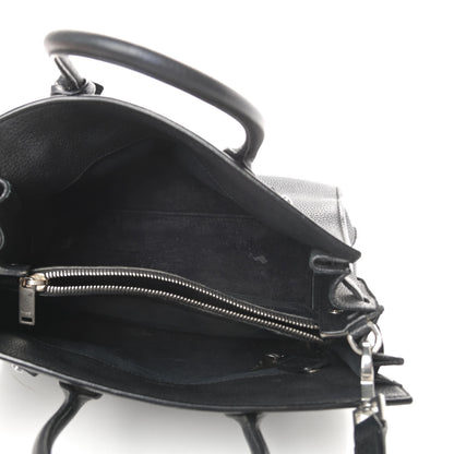 Saint Laurent Grained Calfskin Baby Sac De Jour Souple Black 5 of 16