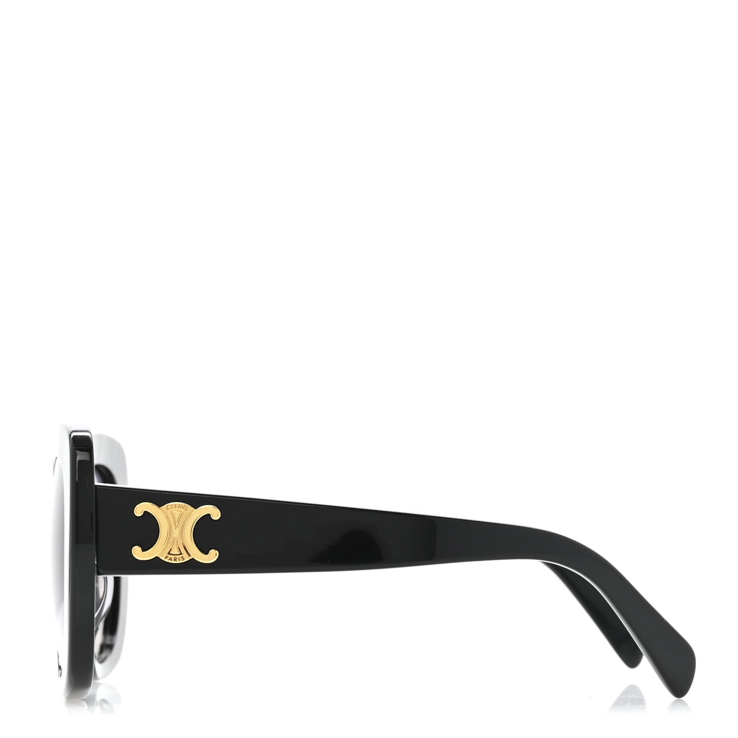 Acetate Triomphe 01 Square Sunglasses CL 40226U Black
