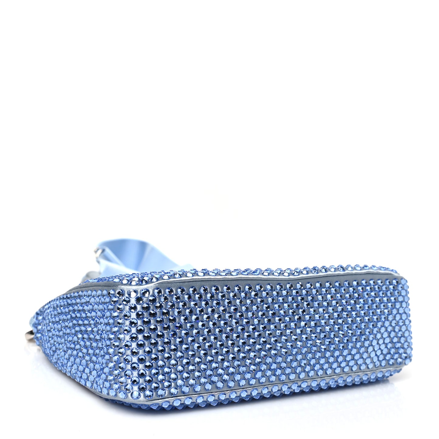 Satin Crystal Re-Edition 2005 Shoulder Bag Celeste