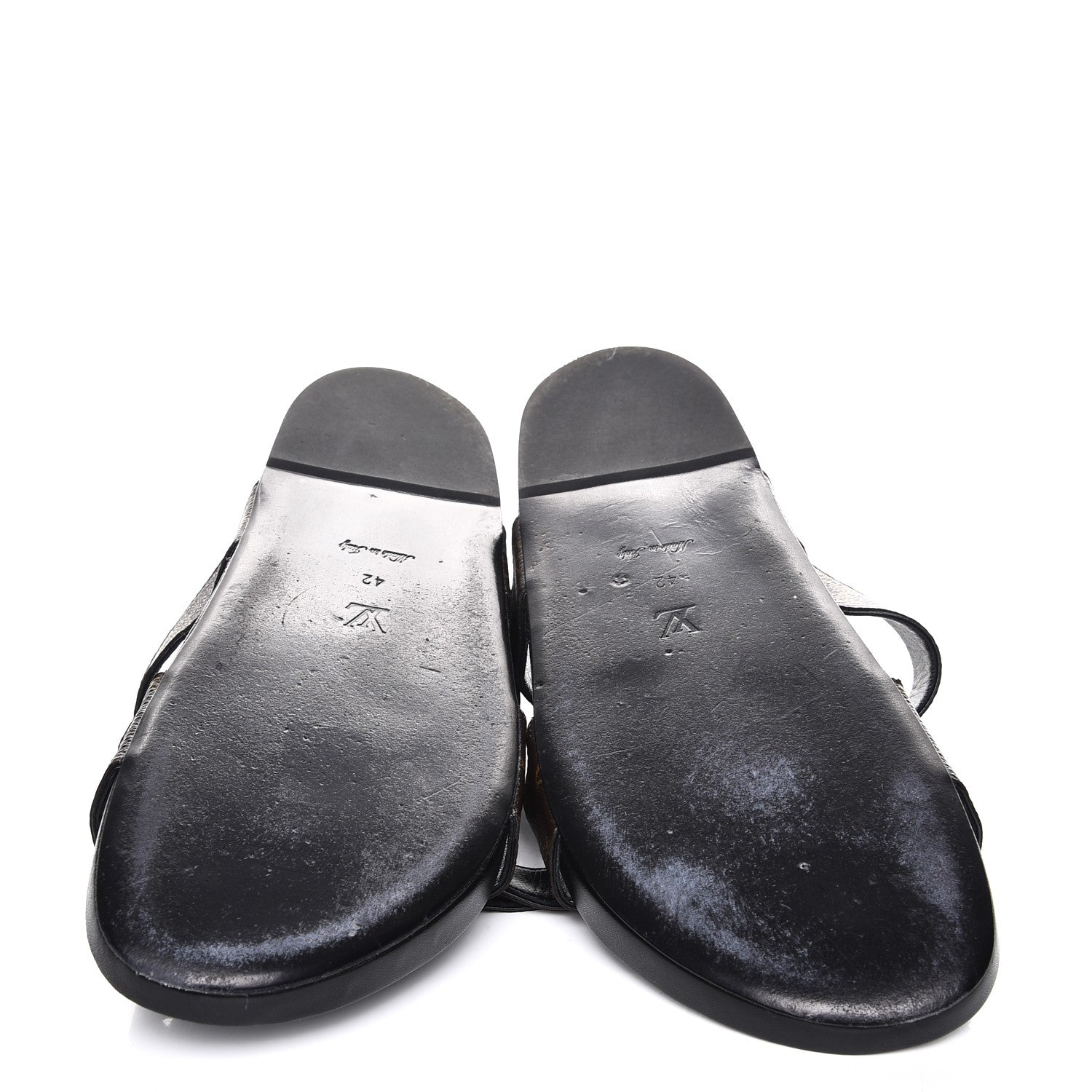 Louis Vuitton Monogram Bom Dia Mule Sandals 42 Black 5 of 10