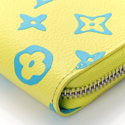 Louis Vuitton Monogram Playground Zippy Vertical Wallet Lime 7 of 8
