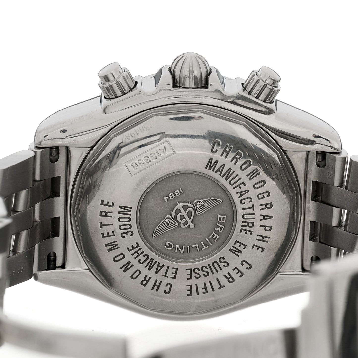 Stainless Steel 44mm Chronomat Automatic Watch Graphite A13356