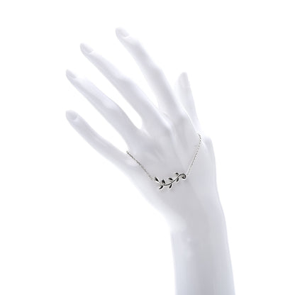 Tiffany Sterling Silver Paloma Picasso Olive Leaf Vine Bracelet 2 of 6