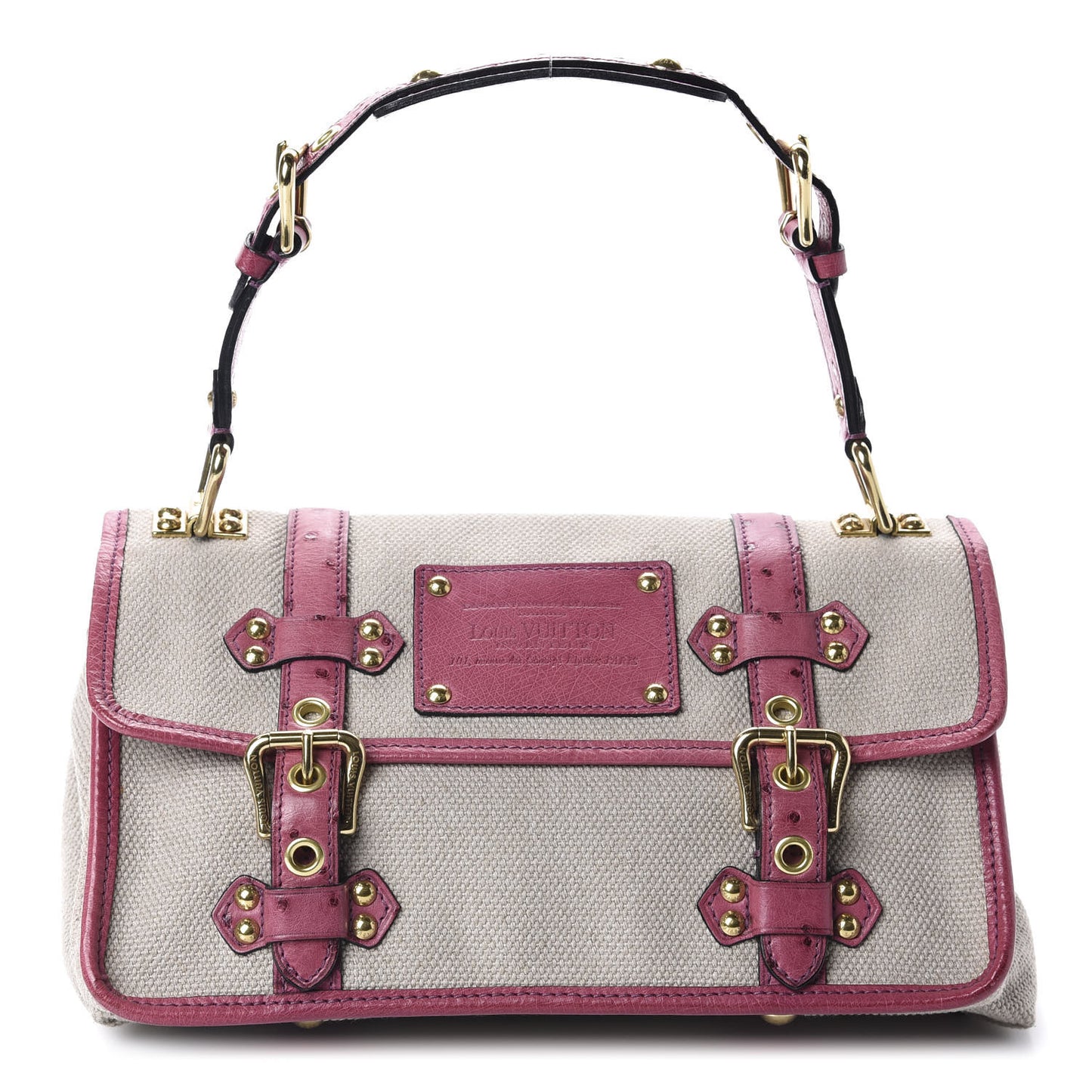 Toile Ostrich Trianon Sac Express GM Lilac
