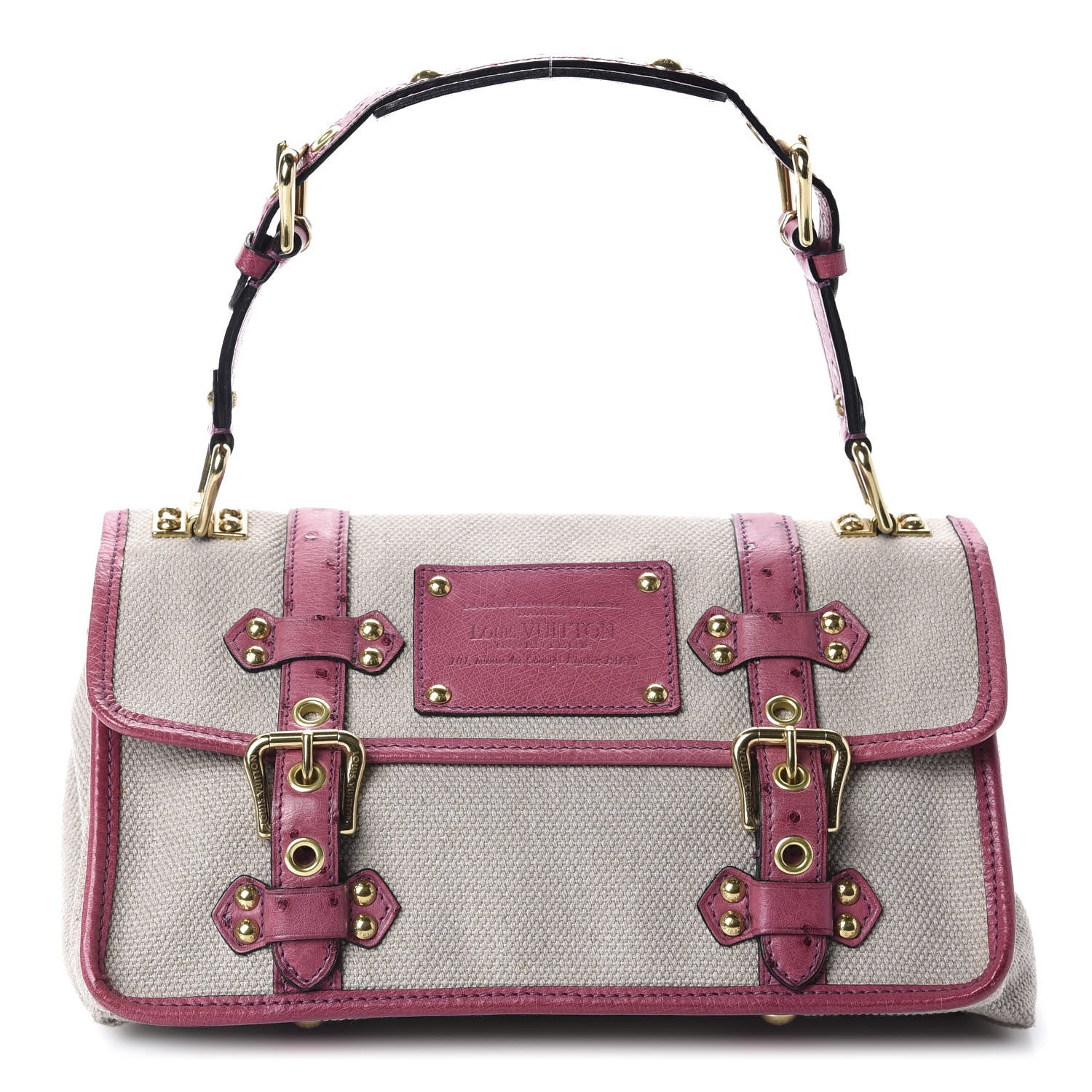 Louis Vuitton Toile Ostrich Trianon Sac Express GM Lilac 1 of 10
