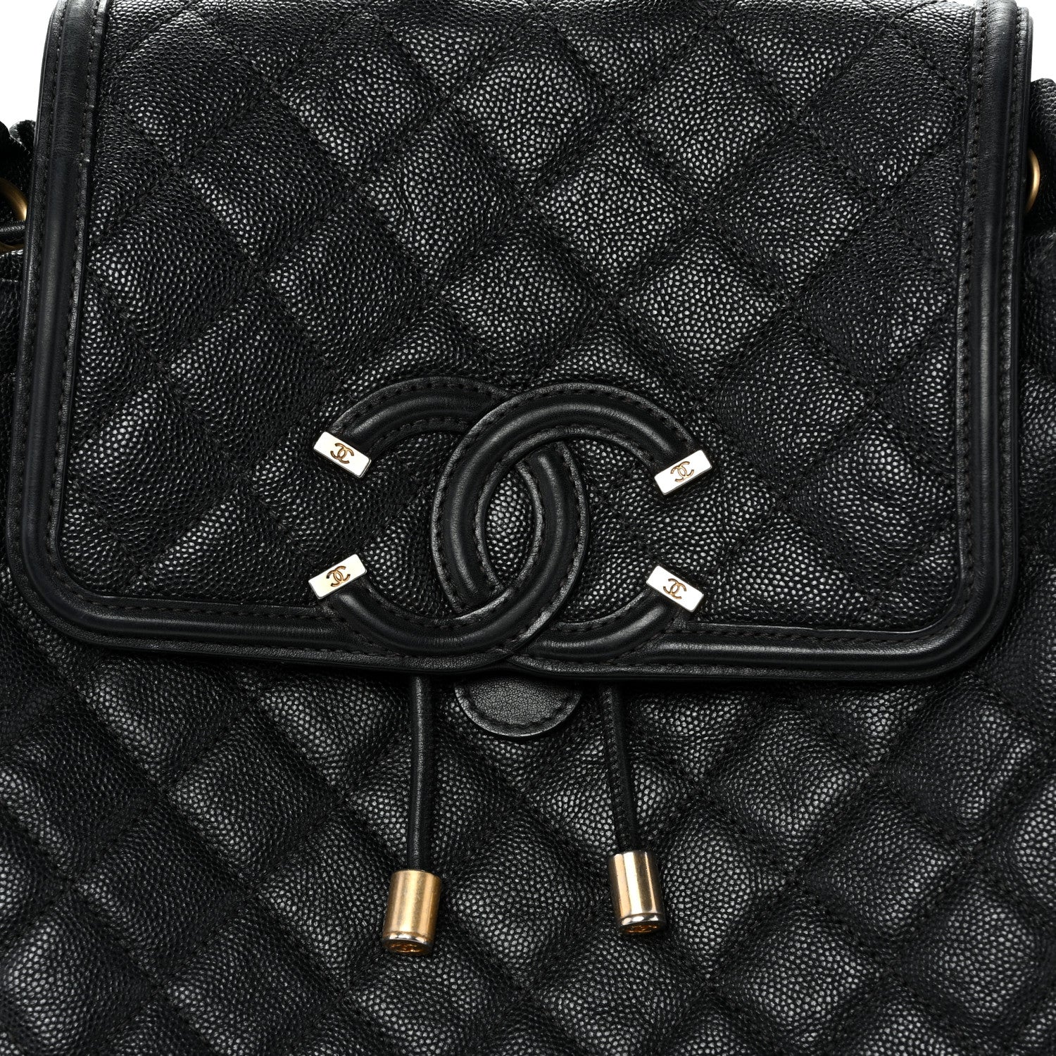 Chanel Caviar Quilted Small Filigree Backpack Black 8 of 10