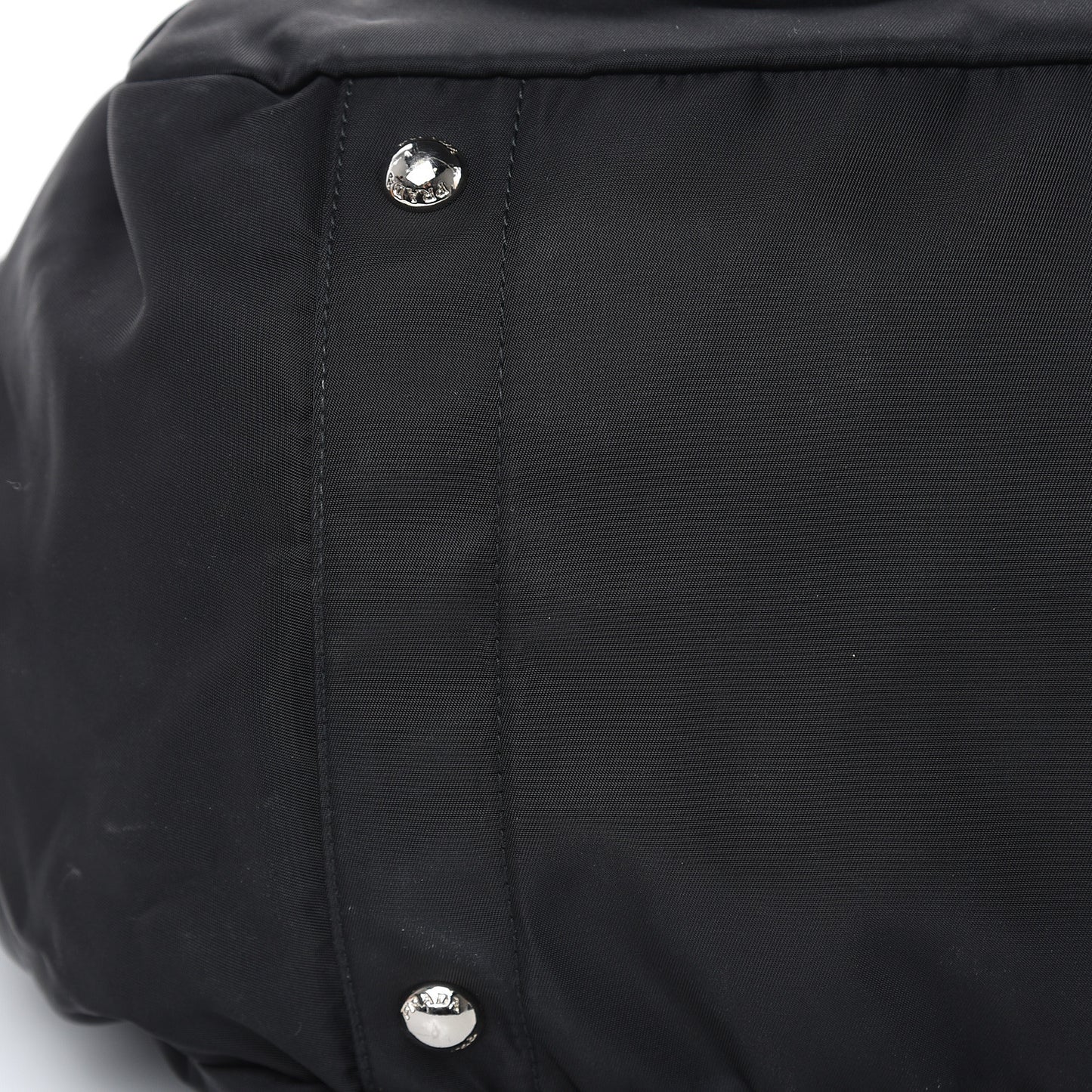 Tessuto Nylon Vela Diaper Bag Black