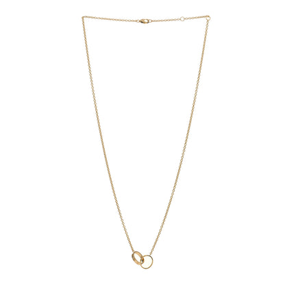 Cartier 18K Yellow Gold Interlocking LOVE Necklace 2 of 3