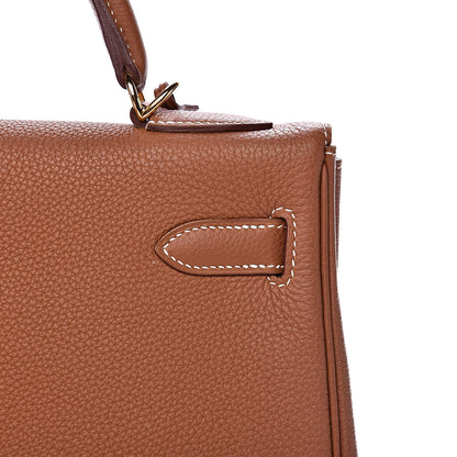 Hermes Togo Kelly Retourne 32 Gold 22 of 31