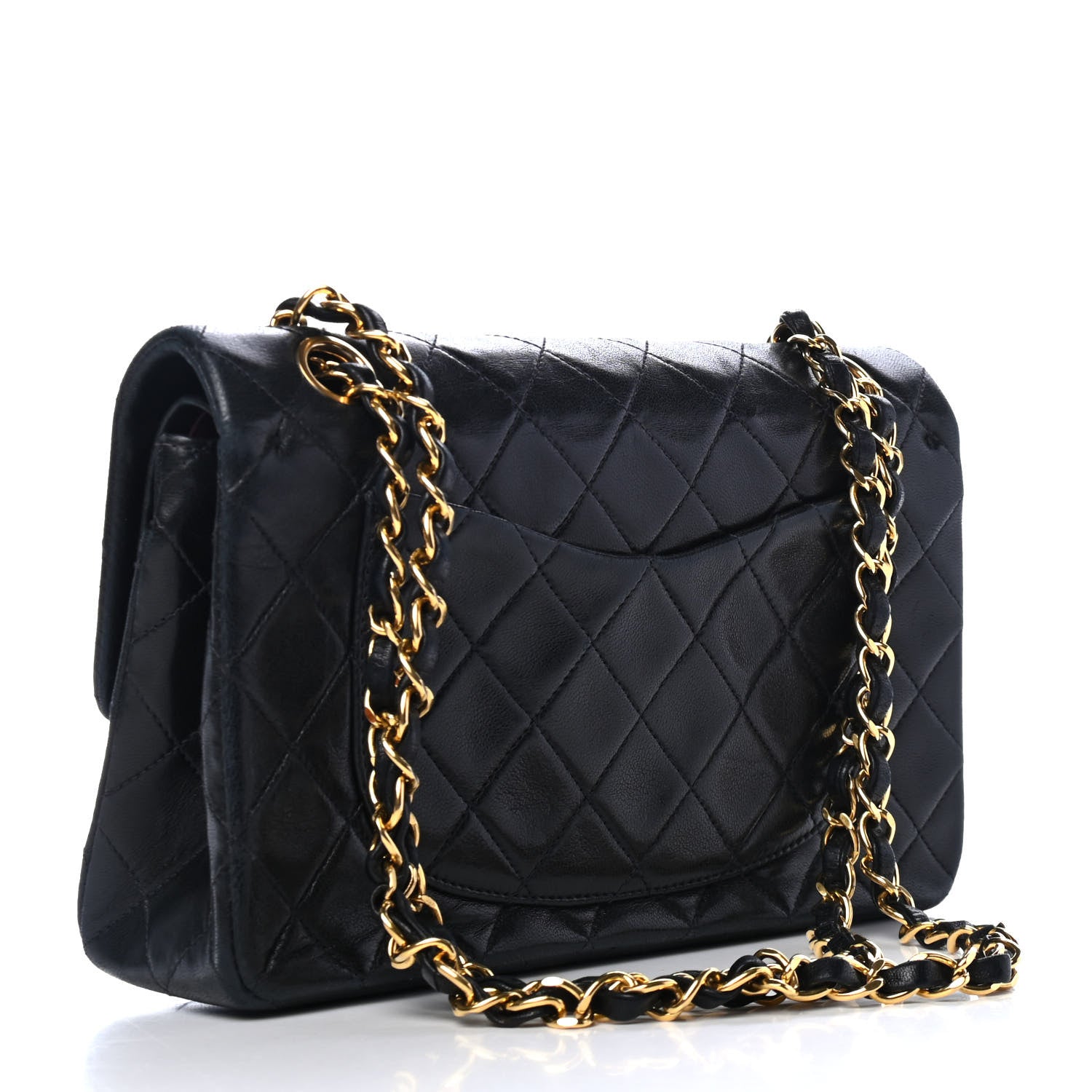 Chanel Lambskin Quilted Small Double Flap Black 2 of 4