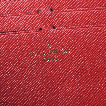 Louis Vuitton Damier Ebene Clemence Wallet Cherry 6 of 7