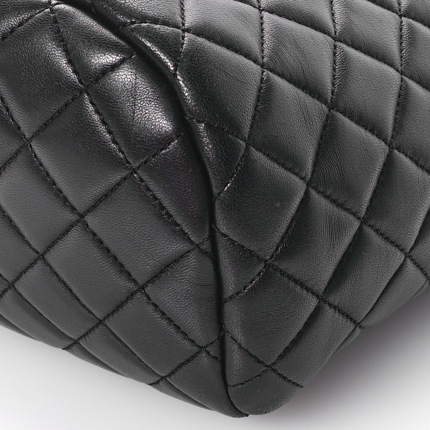 Lambskin Quilted Small Urban Spirit Backpack Black