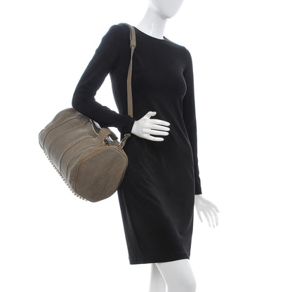 Alexander Wang Pebbled Lambskin Rocco Latte 2 of 16