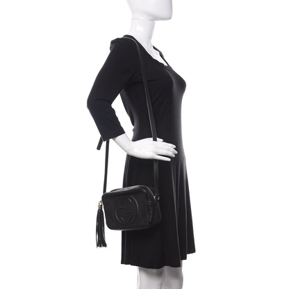 Gucci Pebbled Calfskin Small Soho Disco Bag Black 2 of 10