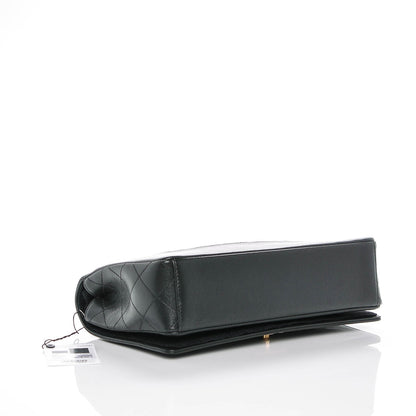 Chanel Sheepskin Quilted Vintage Mademoiselle Flap Black 4 of 6