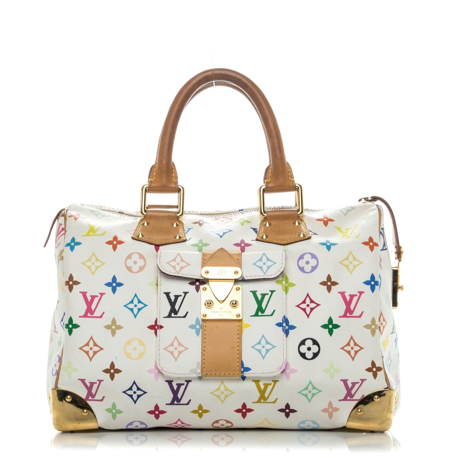 Louis Vuitton Monogram Multicolor Speedy 30 White 1 of 10