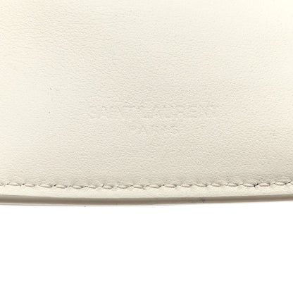 Saint Laurent Calfskin Floral Print Bi Fold Zipped Wallet Multicolor 6 of 7