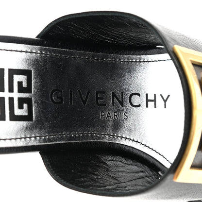 Givenchy Goatskin 4G Flat Toe Ring Sandals 36 Black 7 of 9