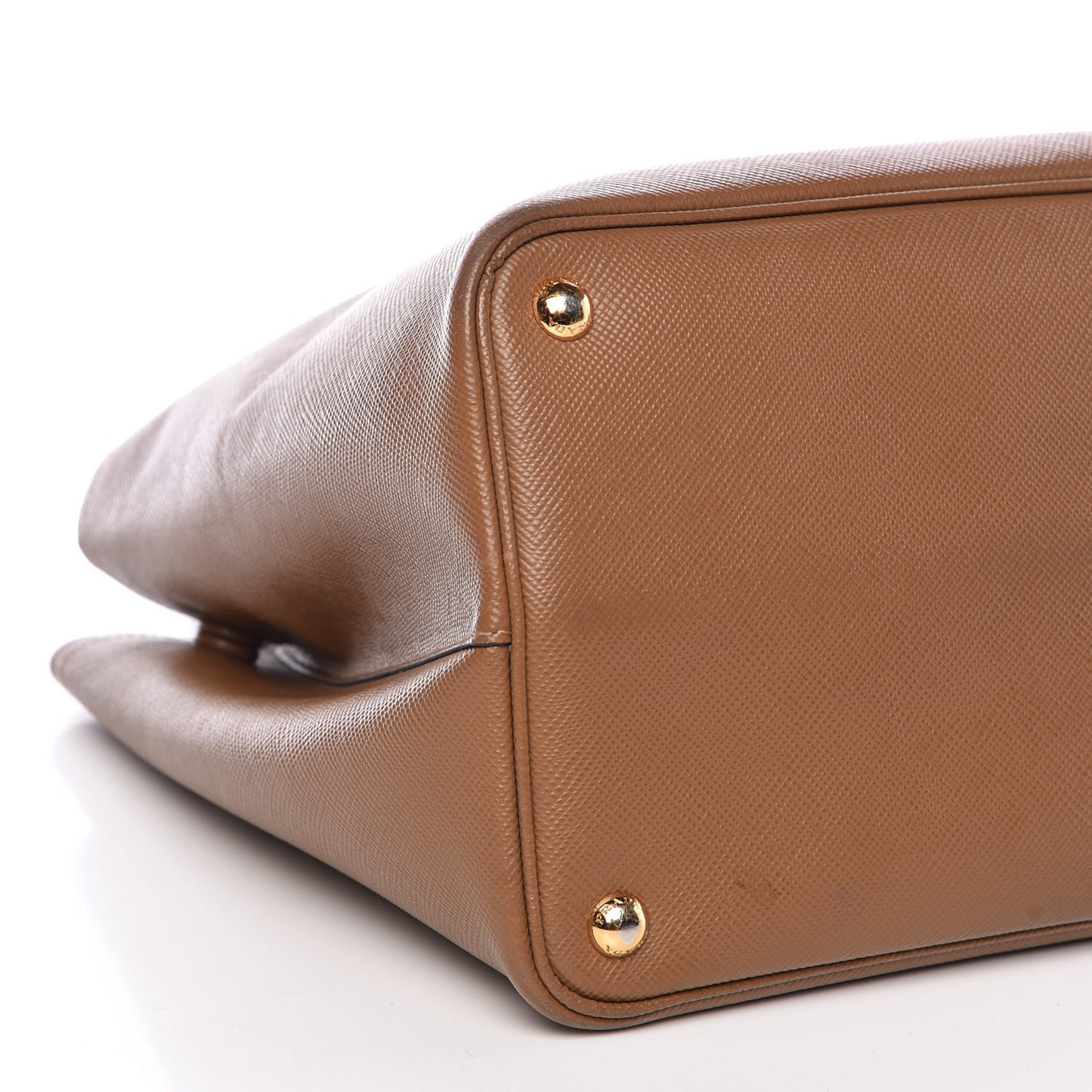 Saffiano Cuir Large Double Bag Canella Cocco