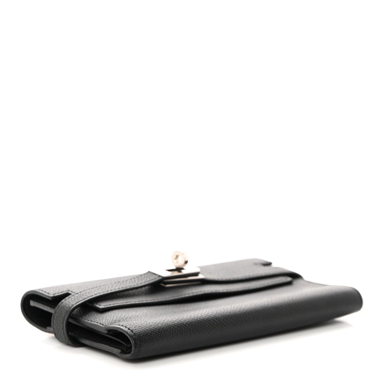 Hermes Epsom Medium Kelly Wallet Black 4 of 11