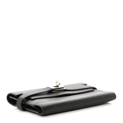Hermes Epsom Medium Kelly Wallet Black 4 of 11