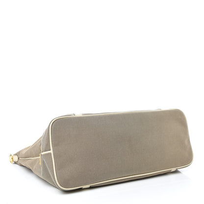 Prada Jacquard Logo Tote Corda Talco 4 of 16