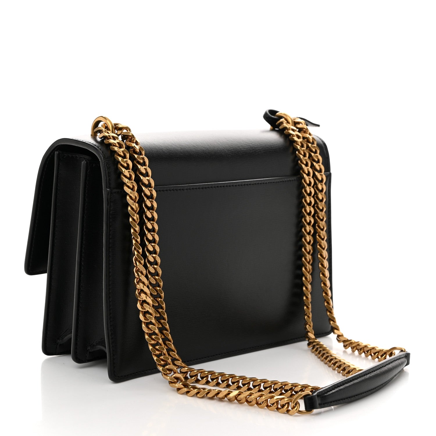 Saint Laurent Calfskin Medium Monogram Sunset Black 3 of 11
