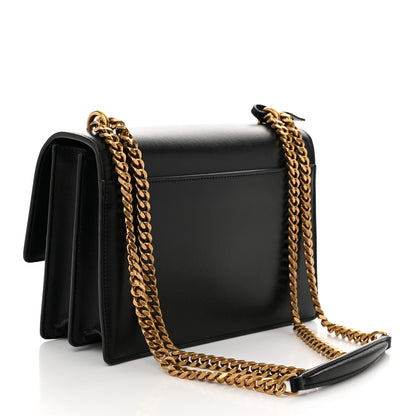 Saint Laurent Calfskin Medium Monogram Sunset Black 3 of 11