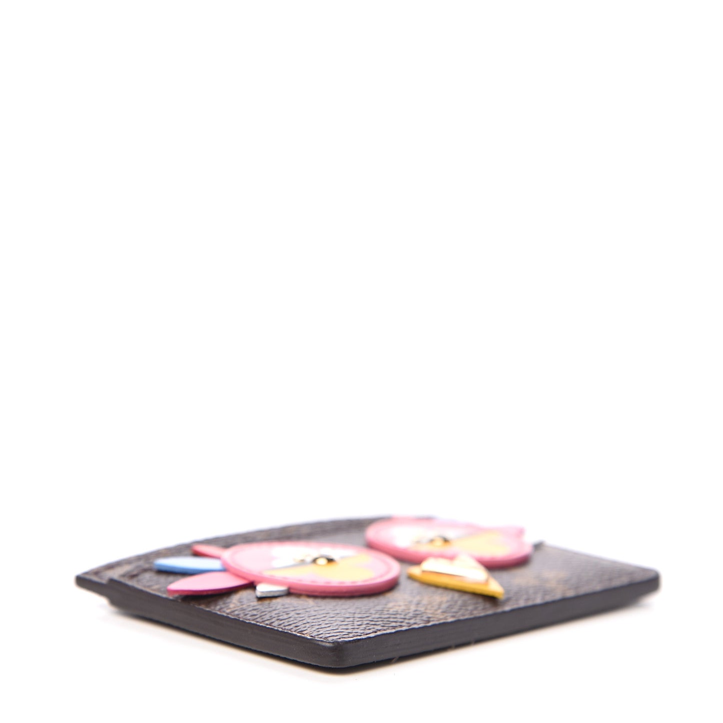 Monogram Lovely Birds Card Holder