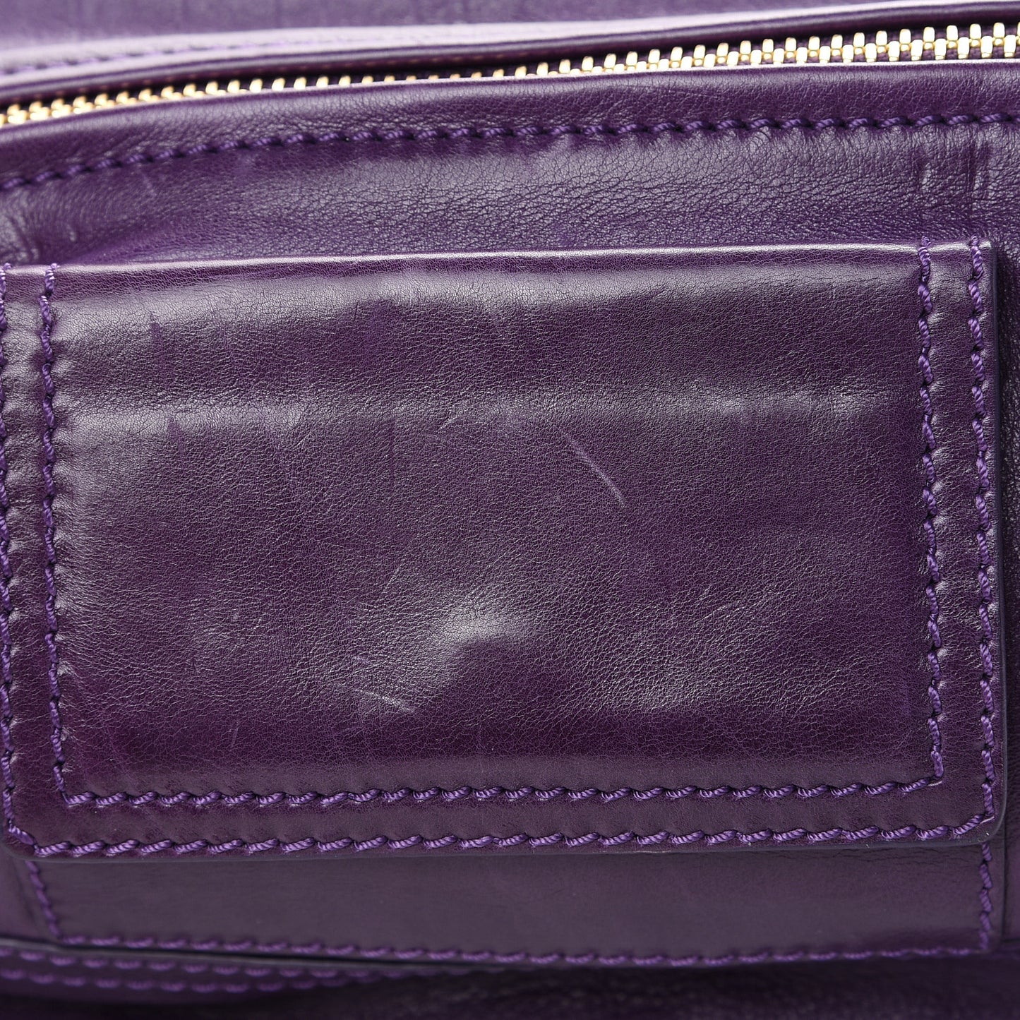 Calfskin Medium Pandora Purple