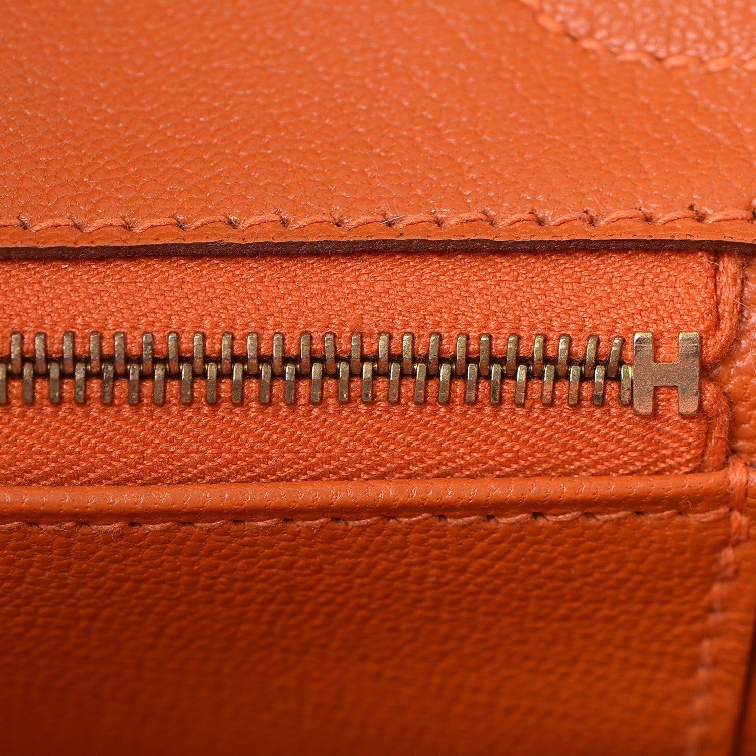Hermes Togo Birkin 30 Orange 16 of 47